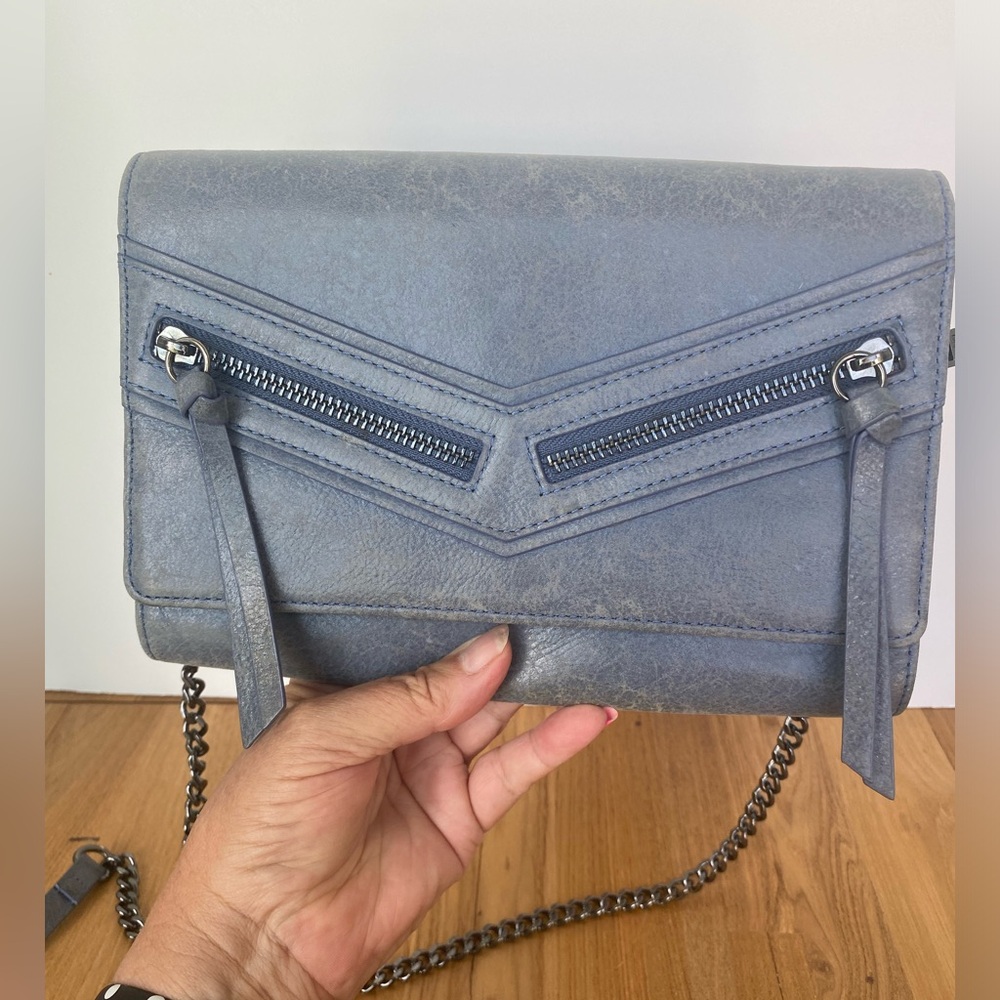 Botkier NY Leather Bluejean Crossbody handbag